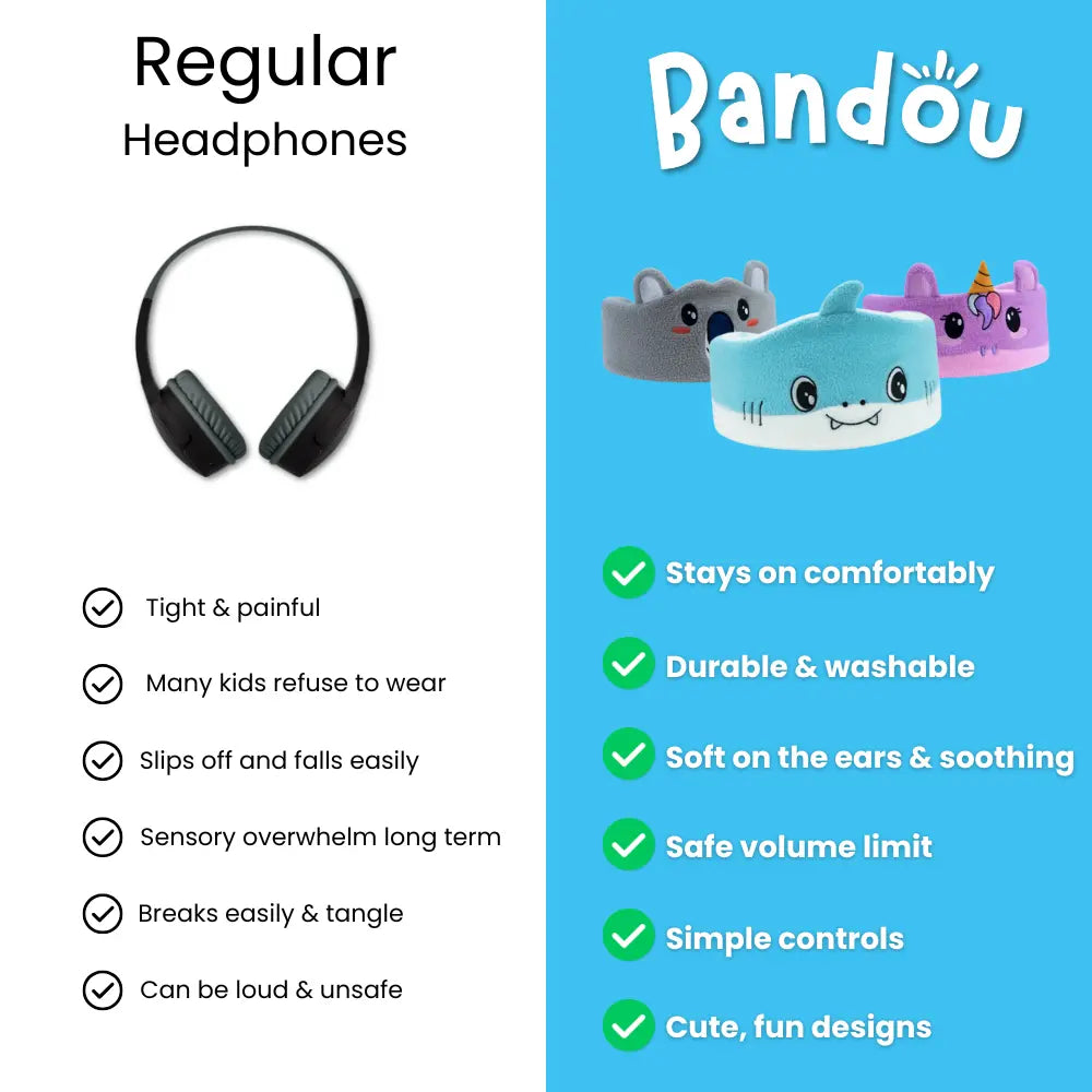 Bandou 2.0: Sensory-Safe Kids Headphones