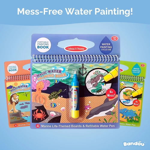 Mess-Free Water-Reveal Activity Pad