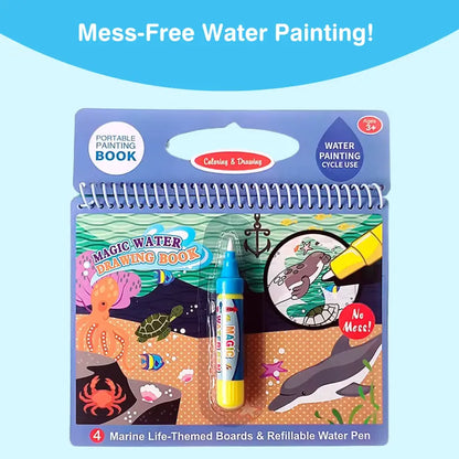 Mess-Free Water-Reveal Activity Pad