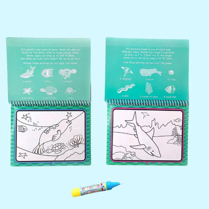 Mess-Free Water-Reveal Activity Pad