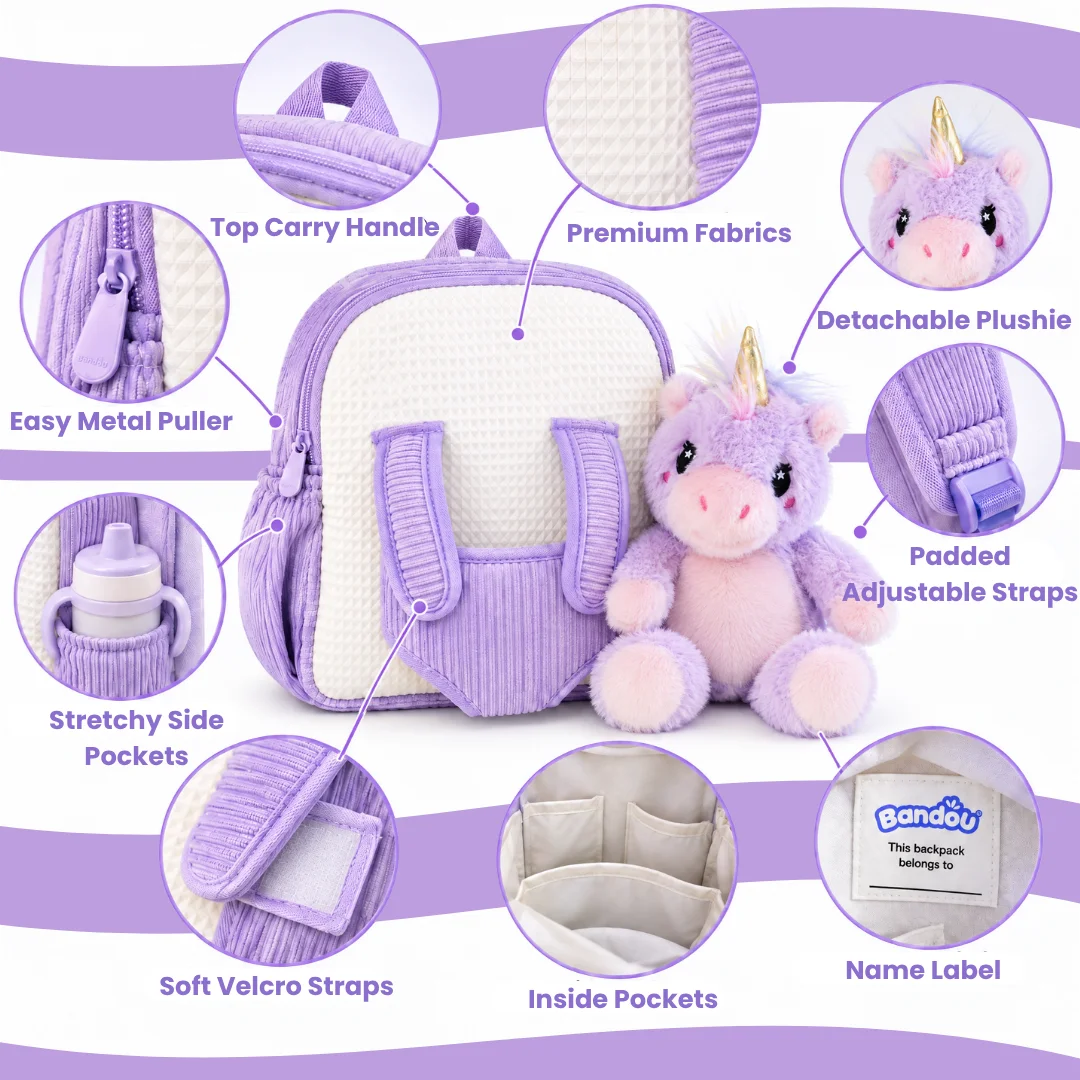 NEW Bandou 2-in-1 Toddler Backpack