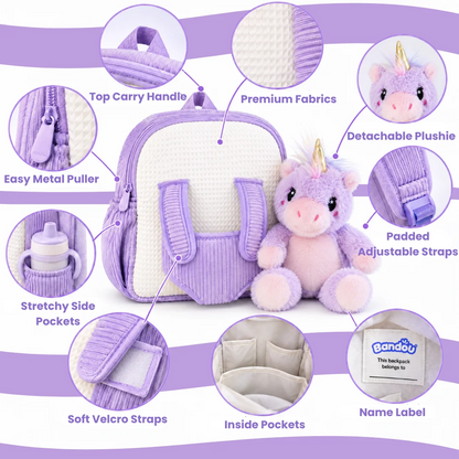 NEW Bandou 2-in-1 Toddler Backpack