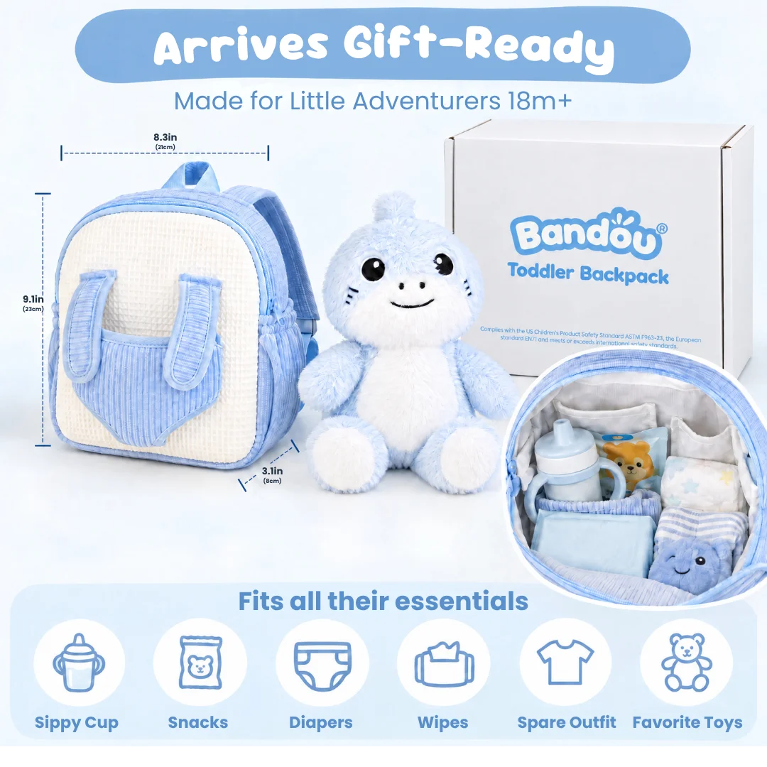 NEW Bandou 2-in-1 Toddler Backpack