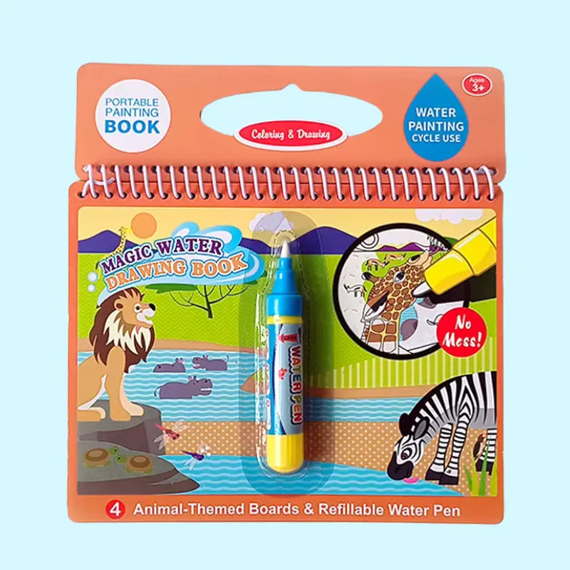 Mess-Free Water-Reveal Activity Pad
