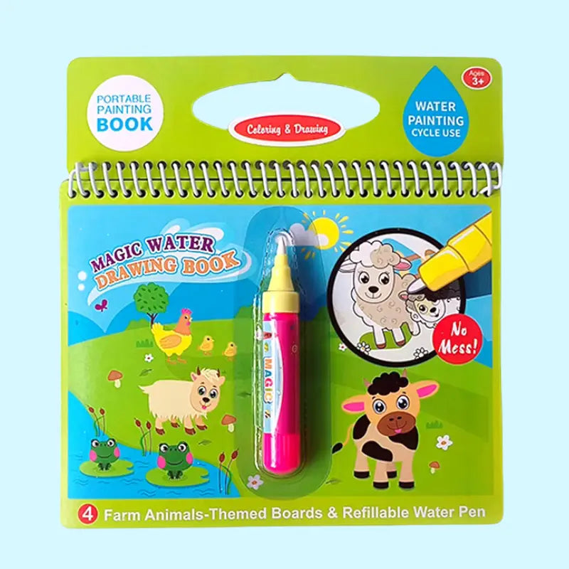 Mess-Free Water-Reveal Activity Pad