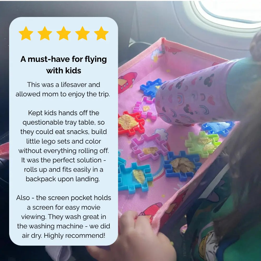 Bandou™ Plane Tray -  Kids Travel Activity Tray