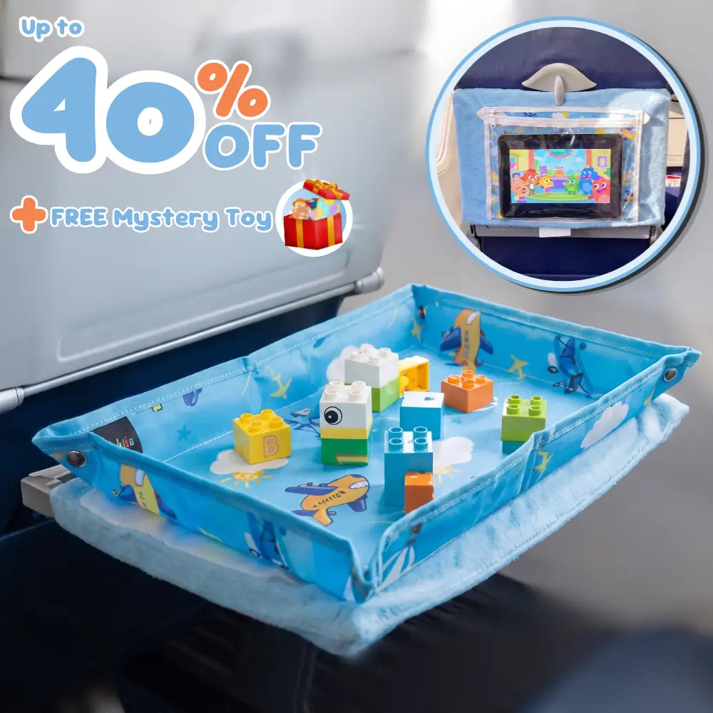 Bandou™ Plane Tray -  Kids Travel Activity Tray