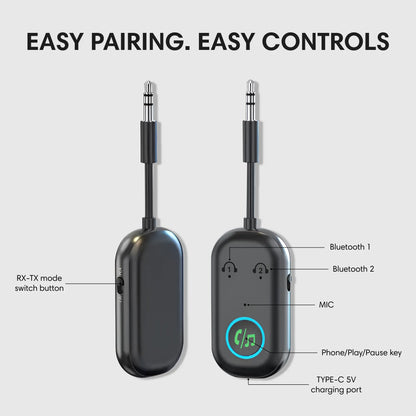 Bluetooth Adapter - Connect 2 Headphones To Same Device